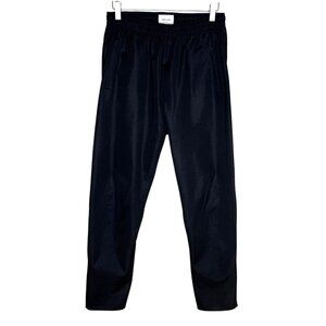 Wood Wood Men's Black Athletic Jogger Pants Zippered Hems, MADE IN DENMARK